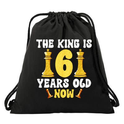 Kids 6 Years Old Birthday Chess Lover 6th Birthday Kids Chess Drawstring Bag