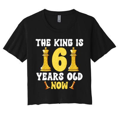 Kids 6 Years Old Birthday Chess Lover 6th Birthday Kids Chess Crop Top