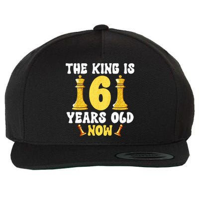 Kids 6 Years Old Birthday Chess Lover 6th Birthday Kids Chess Wool Snapback Cap