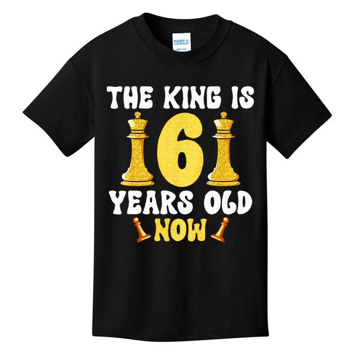 Kids 6 Years Old Birthday Chess Lover 6th Birthday Kids Chess Kids T-Shirt