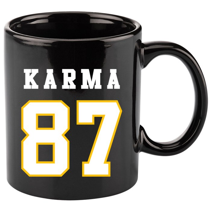 Karma 87 11oz C Handle Ceramic Mug