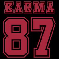 Karma 87 | Sporty Trendy Design Drawstring Bag