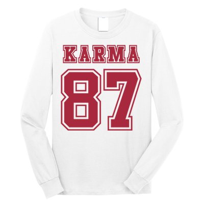 Karma 87 | Sporty Trendy Design Long Sleeve Shirt