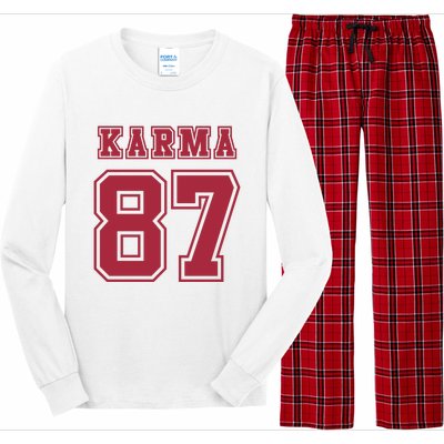 Karma 87 | Sporty Trendy Design Long Sleeve Pajama Set