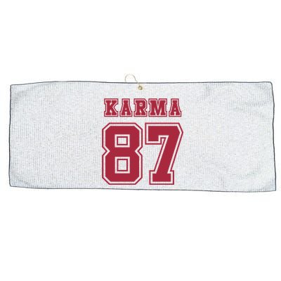 Karma 87 | Sporty Trendy Design Large Microfiber Waffle Golf Towel