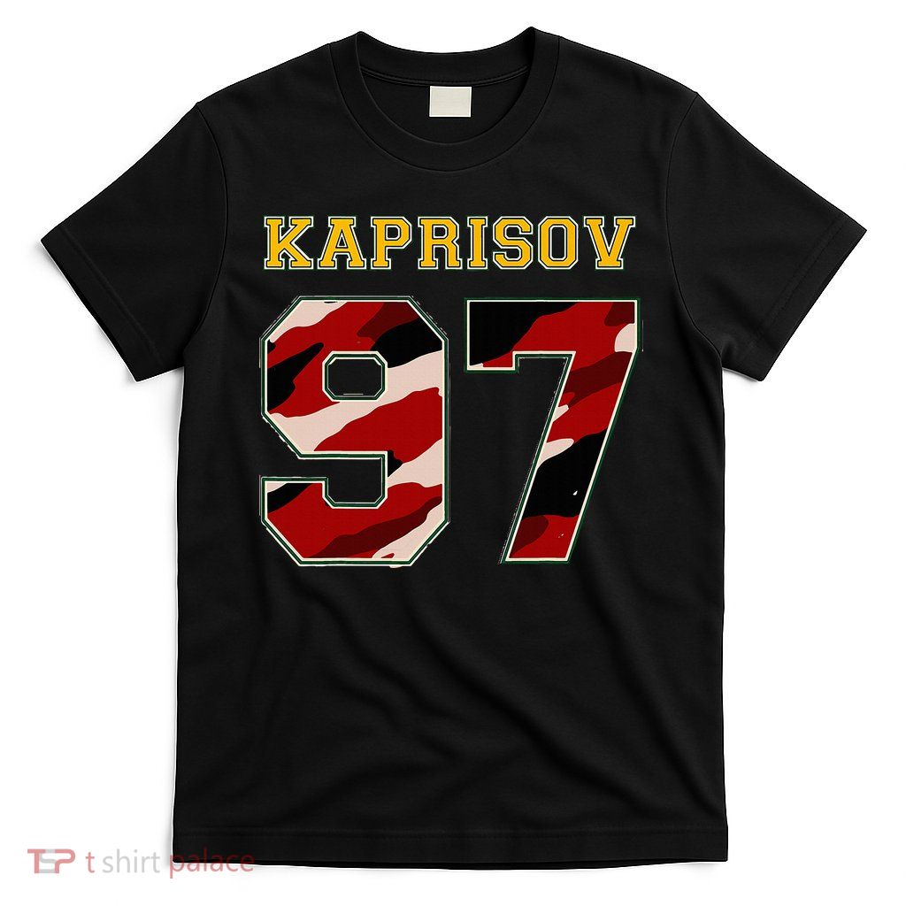 KAPRIZOV 97 Wild The Thrill Minnesota Pro Ice Hockey T-Shirt