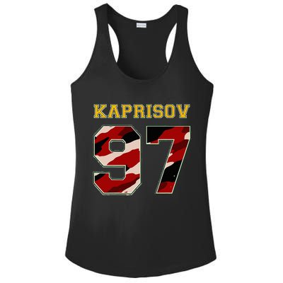 KAPRIZOV 97 Wild The Thrill Minnesota Pro Ice Hockey Ladies PosiCharge Competitor Racerback Tank