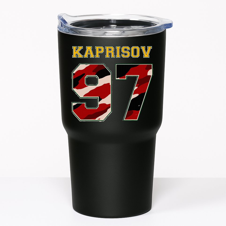 KAPRIZOV 97 Wild The Thrill Minnesota Pro Ice Hockey Tumbler