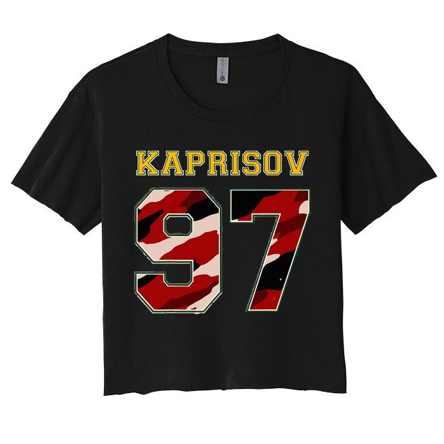 KAPRIZOV 97 Wild The Thrill Minnesota Pro Ice Hockey Crop Top