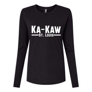 Ka Kaw St. Louis Womens Cotton Relaxed Long Sleeve T-Shirt