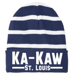 Ka Kaw St. Louis Striped Beanie with Solid Band