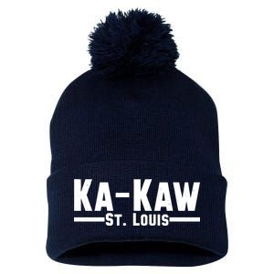 Ka Kaw St. Louis Pom Pom 12in Knit Beanie