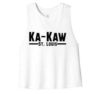 Ka Kaw St. Louis Women's Racerback Cropped Tank