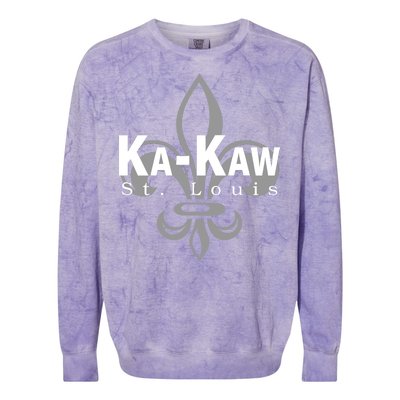 Ka-Kaw St.Louis Sports Fan Colorblast Crewneck Sweatshirt