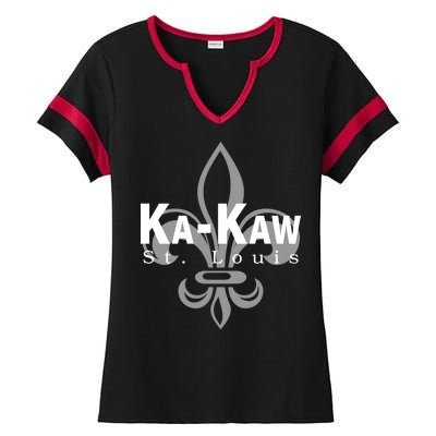 Ka-Kaw St.Louis Sports Fan Ladies Halftime Notch Neck Tee