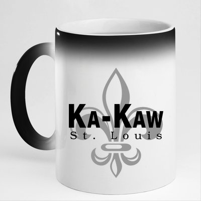 Ka-Kaw St.Louis Sports Fan 11oz Black Color Changing Mug