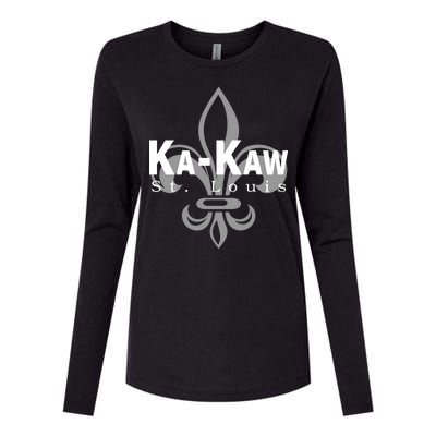 Ka-Kaw St.Louis Sports Fan Womens Cotton Relaxed Long Sleeve T-Shirt