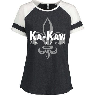 Ka-Kaw St.Louis Sports Fan Enza Ladies Jersey Colorblock Tee