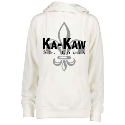 Ka-Kaw St.Louis Sports Fan Womens Funnel Neck Pullover Hood