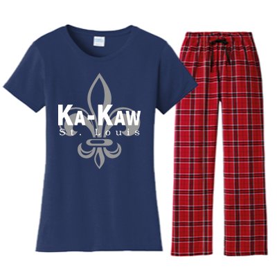 Ka-Kaw St.Louis Sports Fan Women's Flannel Pajama Set