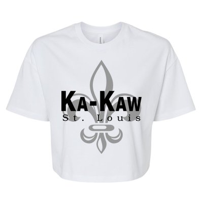 Ka-Kaw St.Louis Sports Fan Bella+Canvas Jersey Crop Tee