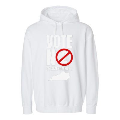 Kentucky Amendment 2 Vote No Public Schools Funding Garment-Dyed Fleece Hoodie