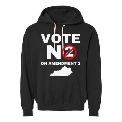 Kentucky Amendment 2 Vote No Public Schools Funding Garment-Dyed Fleece Hoodie