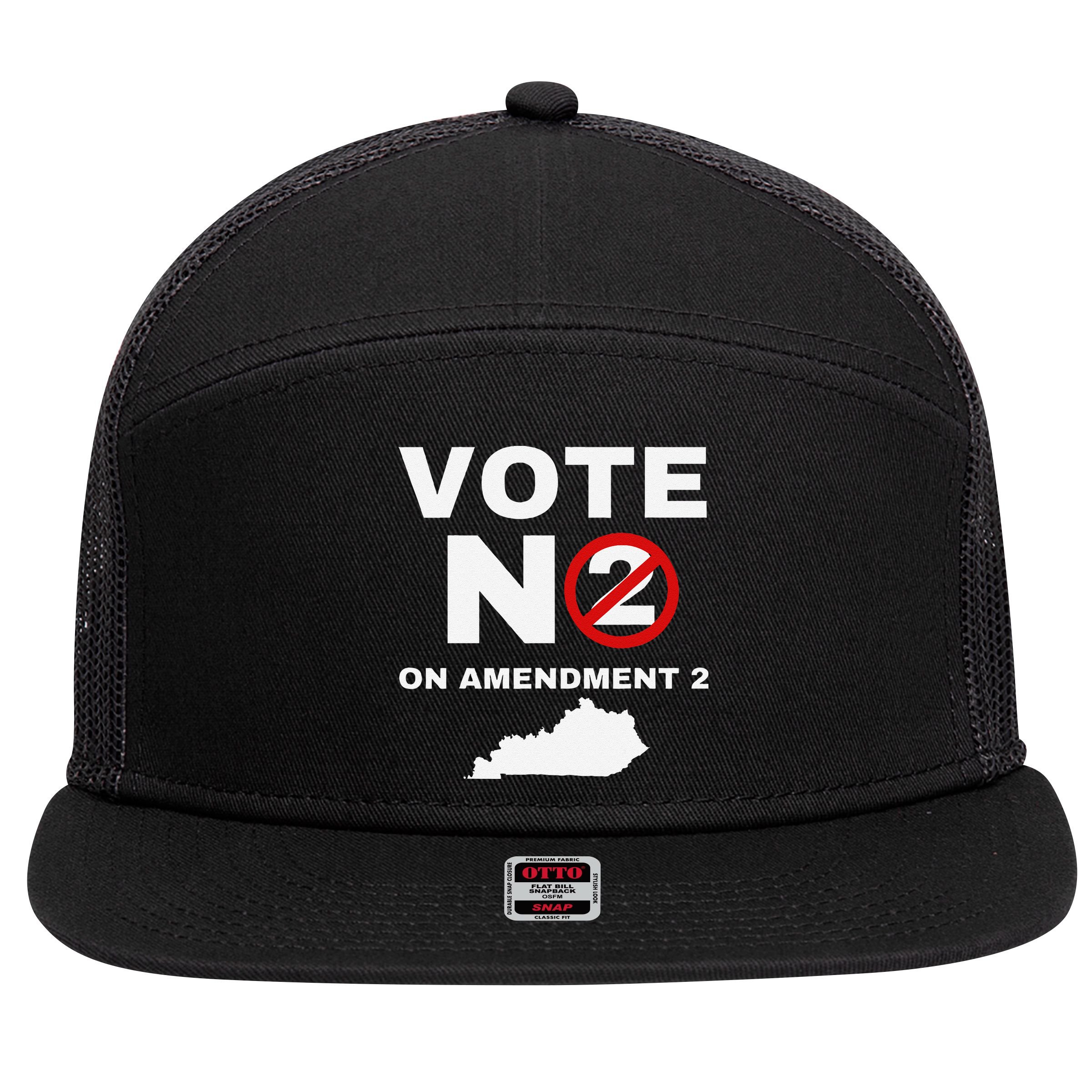 Kentucky Amendment 2 Vote No Public Schools Funding 7 Panel Mesh Trucker Snapback Hat