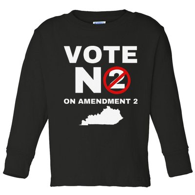 Kentucky Amendment 2 Vote No Public Schools Funding Toddler Long Sleeve Shirt