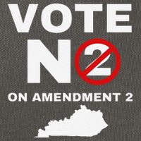 Kentucky Amendment 2 Vote No Public Schools Funding Cotton Canvas Backpack
