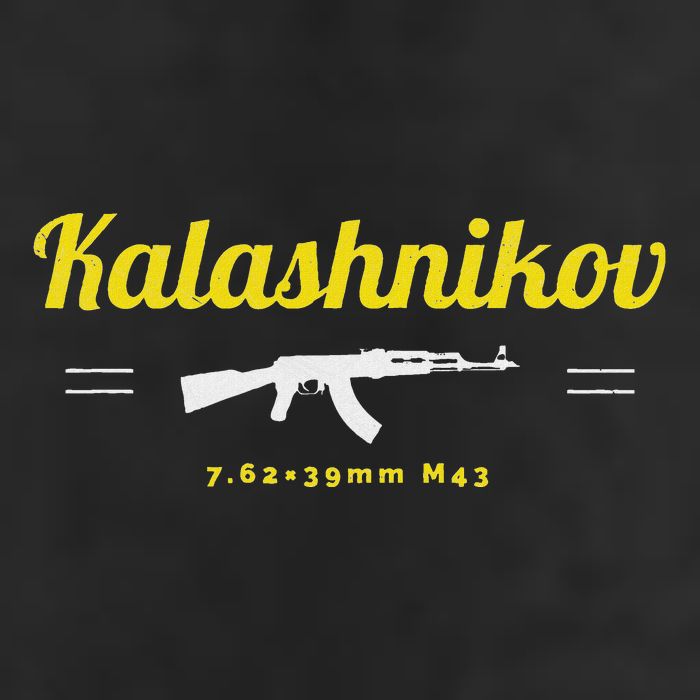 Kalashnikov Ak 47 Rifle Weapon Russia Ussr Cccp Gun Lover 7 Panel Mesh Trucker Snapback Hat