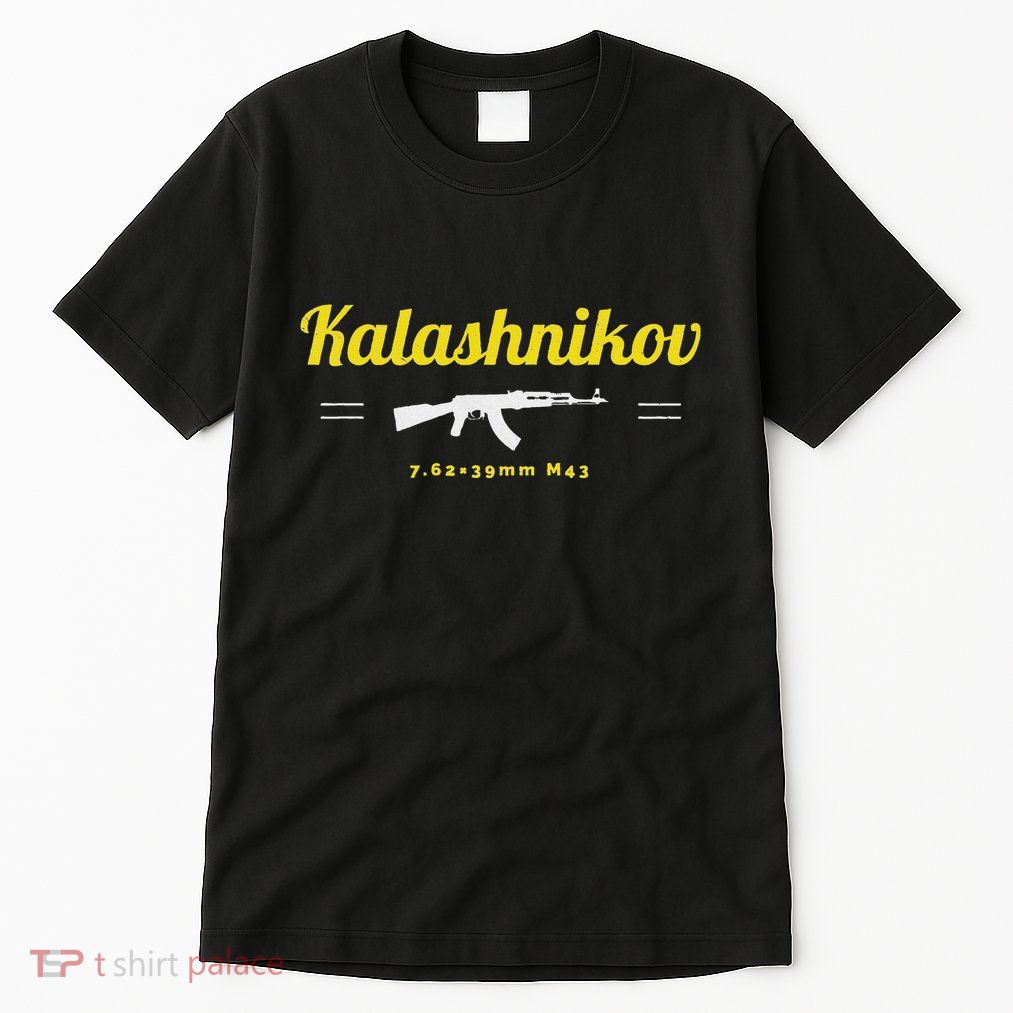 Kalashnikov Ak 47 Rifle Weapon Russia Ussr Cccp Gun Lover Tall T-Shirt