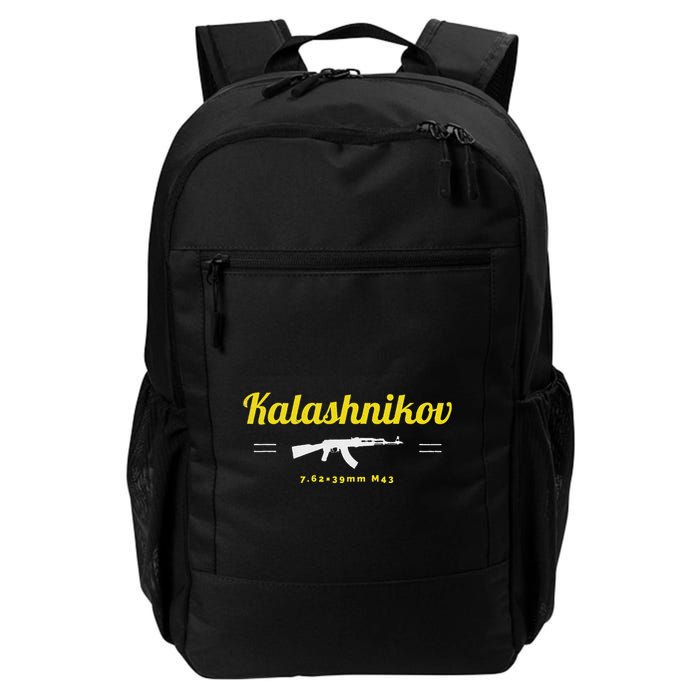 Kalashnikov Ak 47 Rifle Weapon Russia Ussr Cccp Gun Lover Backpack