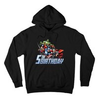 K.i.d.s A.v.e.n.g.er.s Action Shot 5th Birthday Hoodie