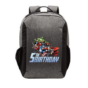 K.i.d.s A.v.e.n.g.er.s Action Shot 5th Birthday Vector Backpack