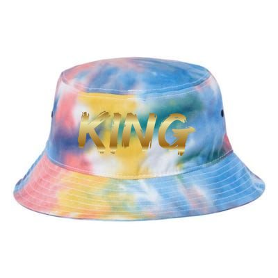 King African American Father Black Dad Afro Family Pride Funny Gift Tie Dye Newport Bucket Hat