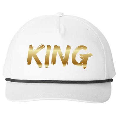 King African American Father Black Dad Afro Family Pride Funny Gift Snapback Five-Panel Rope Hat