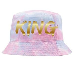 King African American Father Black Dad Afro Family Pride Funny Gift Tie-Dyed Bucket Hat