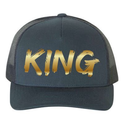 King African American Father Black Dad Afro Family Pride Funny Gift Yupoong Adult 5-Panel Trucker Hat