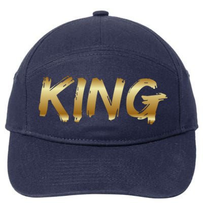 King African American Father Black Dad Afro Family Pride Funny Gift 7-Panel Snapback Hat