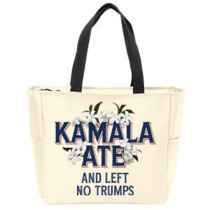 Kamala Ate And Left No Trumps Madam President Winner Zip Tote Bag