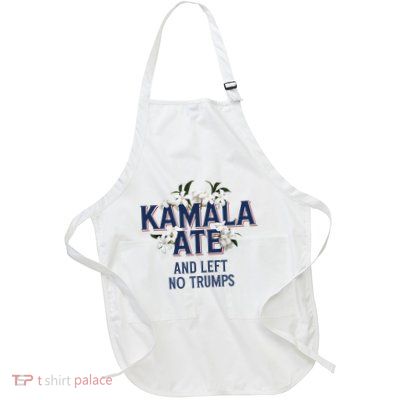 Kamala Ate And Left No Trumps Madam President Winner Full-Length Apron With Pockets