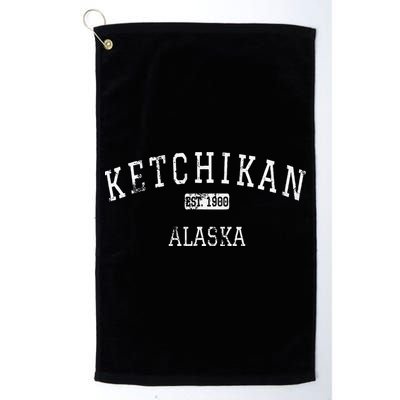 Ketchikan Alaska Ak Vintage Golf Towel