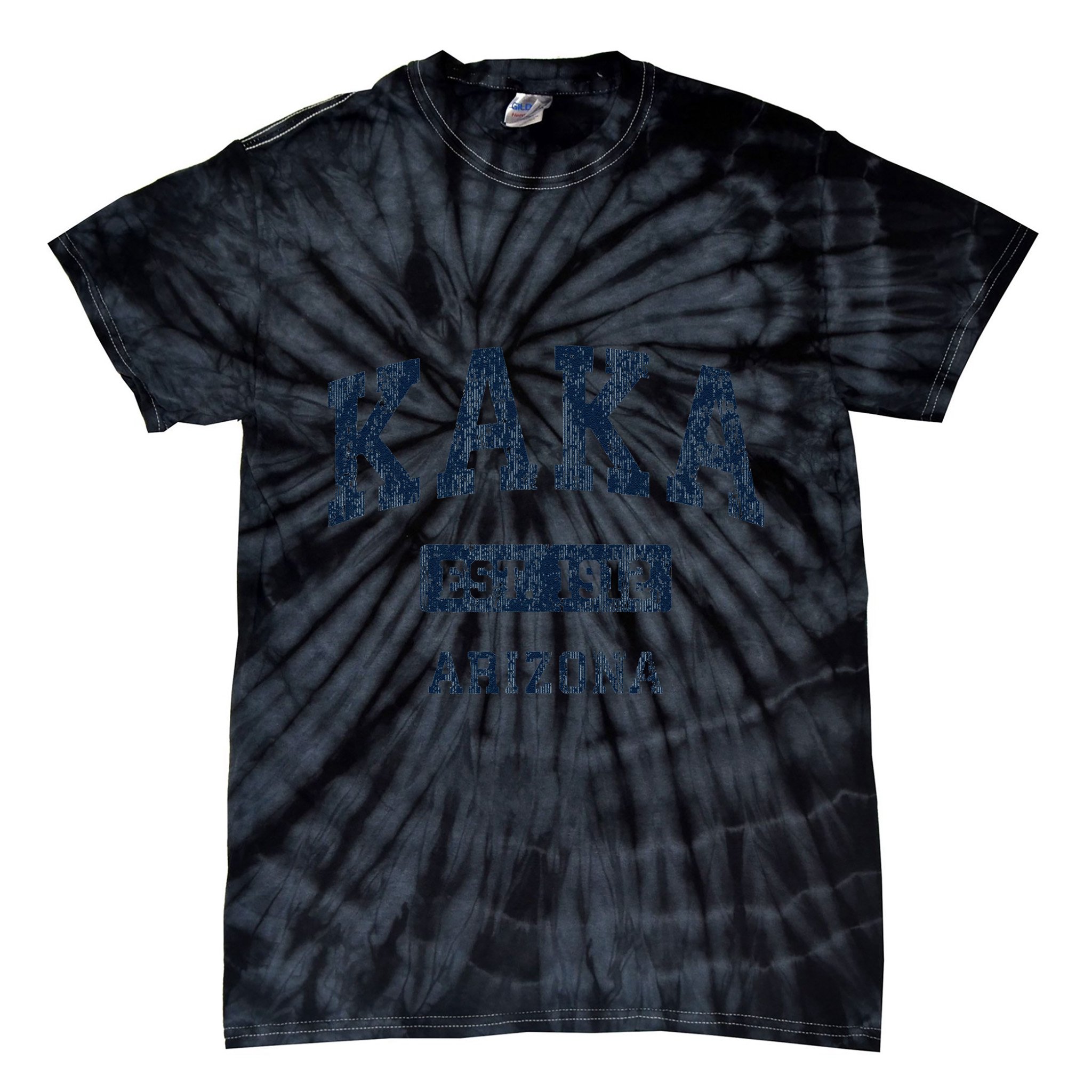 Kaka Arizona Az Vintage Established Tie-Dye T-Shirt