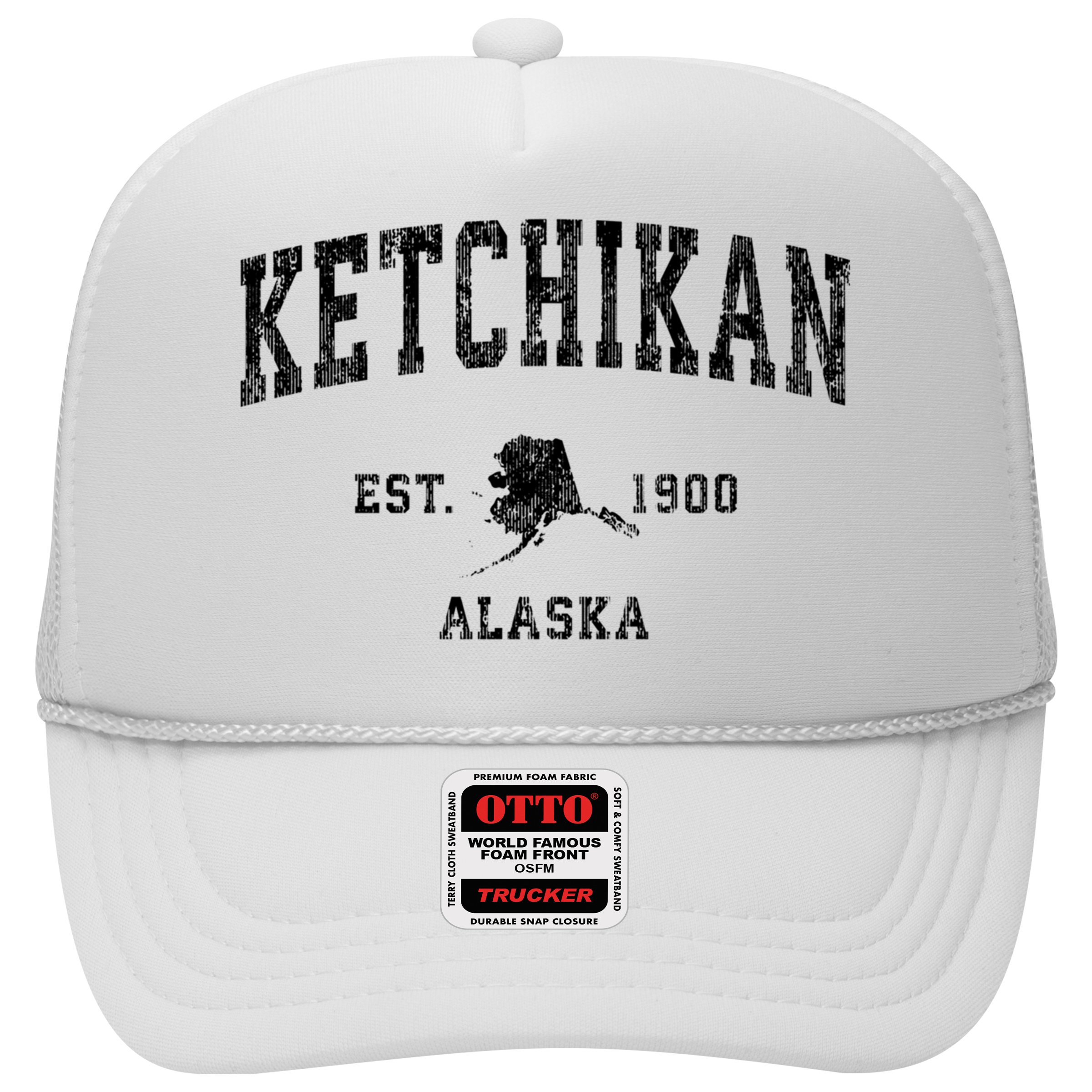 Ketchikan Alaska Ak Vintage Established Athletic Sports Design Hat