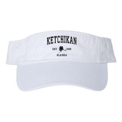Ketchikan Alaska Ak Vintage Established Athletic Sports Design Visor