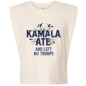 Kamala Ate And Left No Trumps Madam President Winner Garment-Dyed Women's Muscle Tee