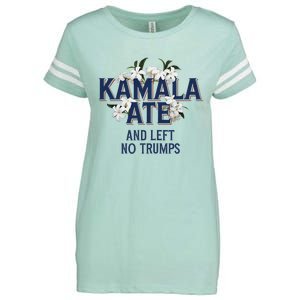 Kamala Ate And Left No Trumps Madam President Winner Enza Ladies Jersey Football T-Shirt