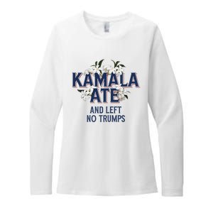 Kamala Ate And Left No Trumps Madam President Winner Womens CVC Long Sleeve Shirt