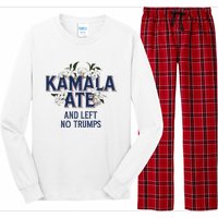 Kamala Ate And Left No Trumps Madam President Winner Long Sleeve Pajama Set